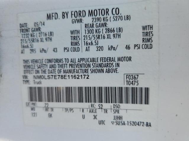 NM0LS7E78E1162172 2014 Ford Transit Connect Xl