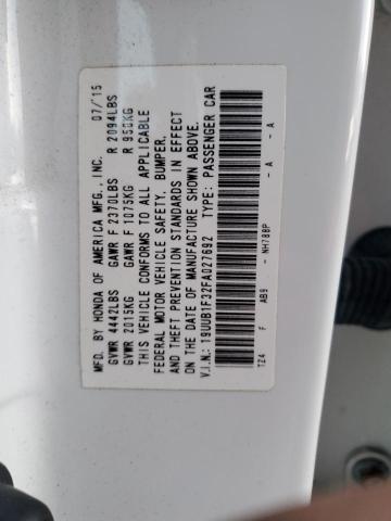 19UUB1F32FA027692 | 2015 ACURA TLX