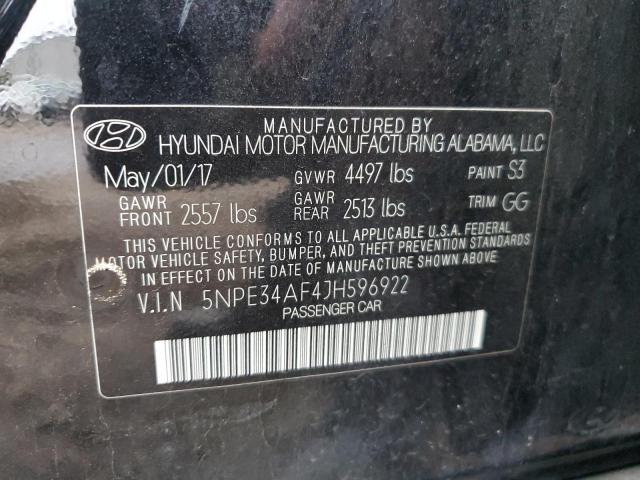 5NPE34AF4JH596922 | 2018 HYUNDAI SONATA SPO