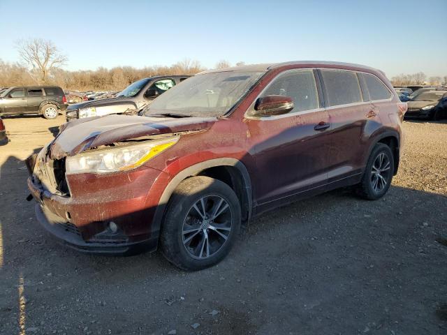 VIN 5TDJKRFH2ES059166 2014 Toyota Highlander, Xle no.1