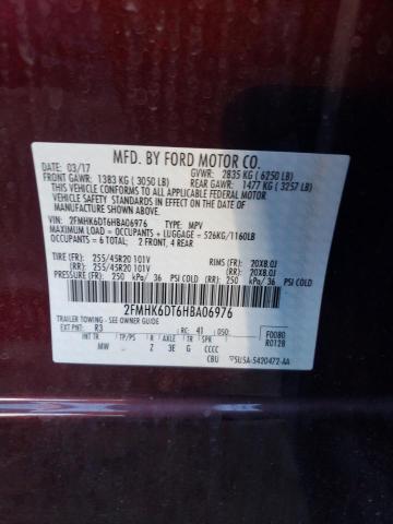 2FMHK6DT6HBA06976 | 2017 FORD FLEX LIMIT