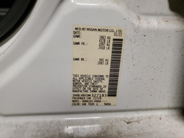2022 NISSAN ALTIMA S - 1N4BL4BV1NN327183