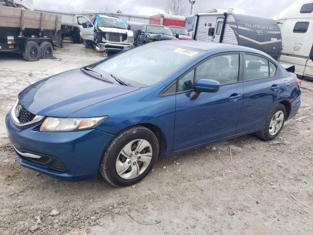 Lot #2394457611 2014 HONDA CIVIC LX salvage car