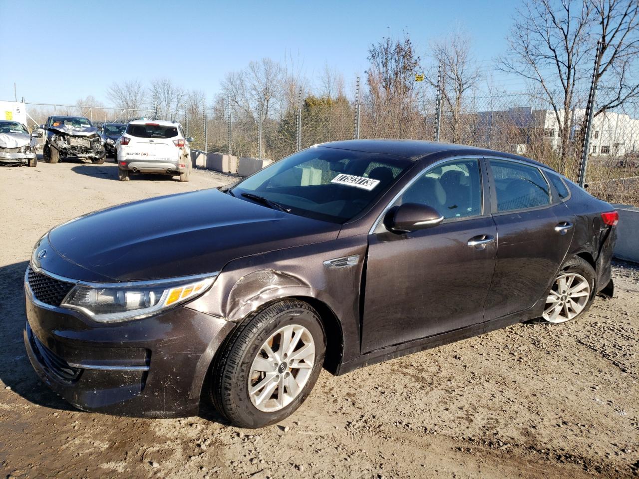 2018 Kia Optima Lx vin: KNAGT4L32J5235455