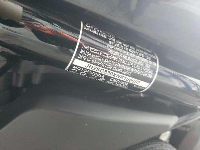 2022 HONDA CMX1100 A JH2SC830XNK100667