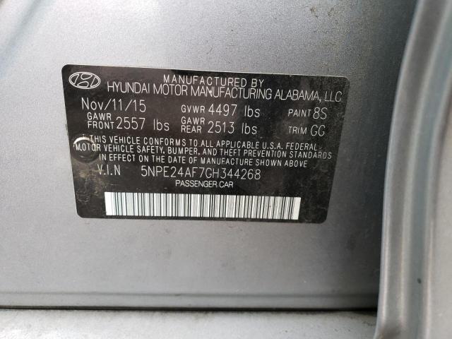 5NPE24AF7GH344268 | 2016 HYUNDAI SONATA SE