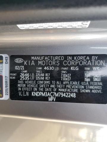 2021 KIA SPORTAGE L - KNDPM3AC7M7942248