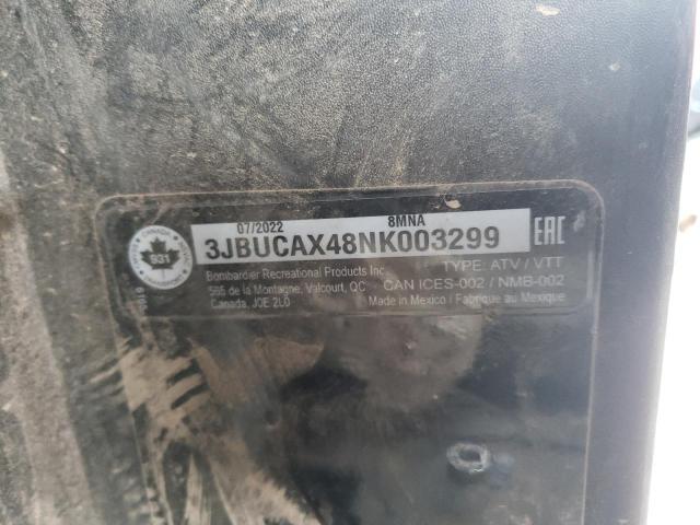 2022 CAN-AM DEFENDER M - 3JBUCAX48NK003299