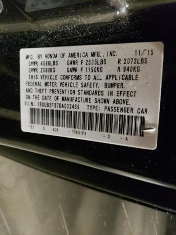 19UUB2F37GA003489 | 2016 ACURA TLX