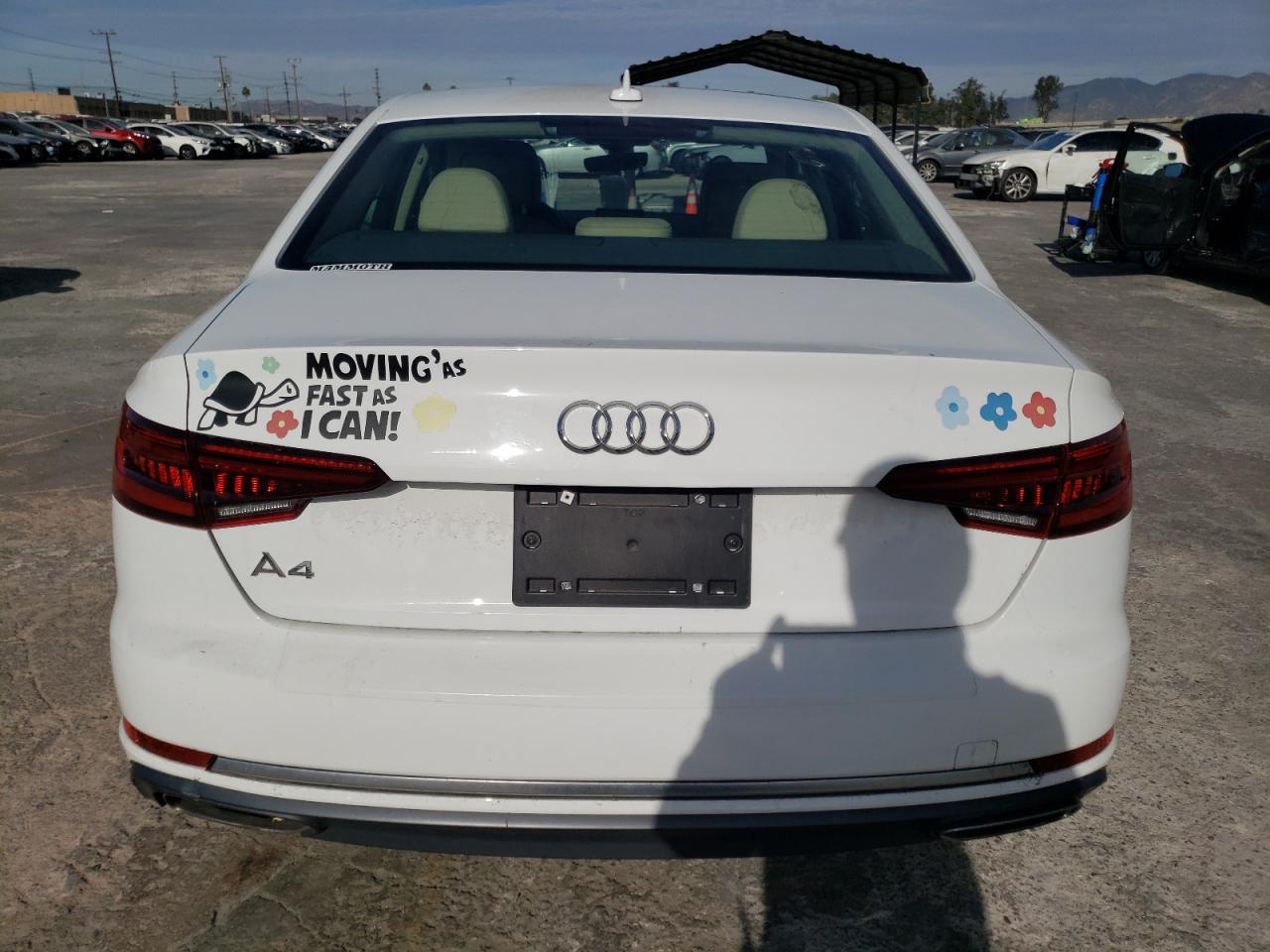 2019 AUDI A4 PREMIUM 2.0L  4(VIN: WAUGMAF45KN011162