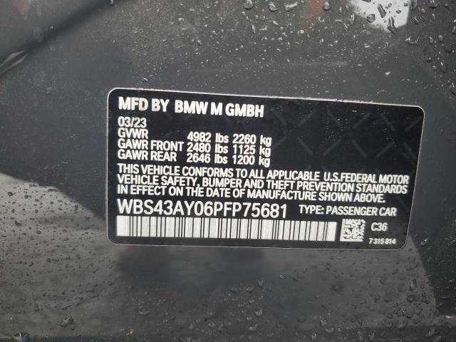 2023 BMW M3 COMPETI WBS43AY06PFP75681