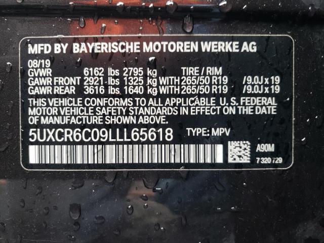 5UXCR6C09LLL65618 | 2020 BMW X5 XDRIVE4