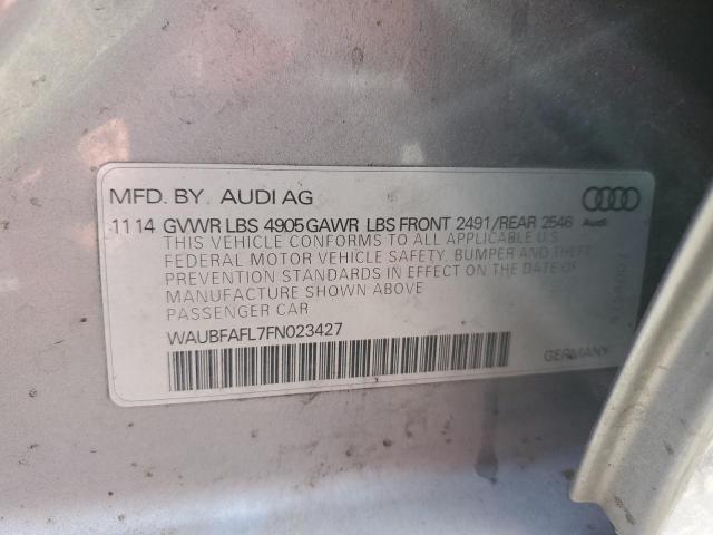 VIN WAUBFAFL7FN023427 2015 Audi A4, Premium no.12