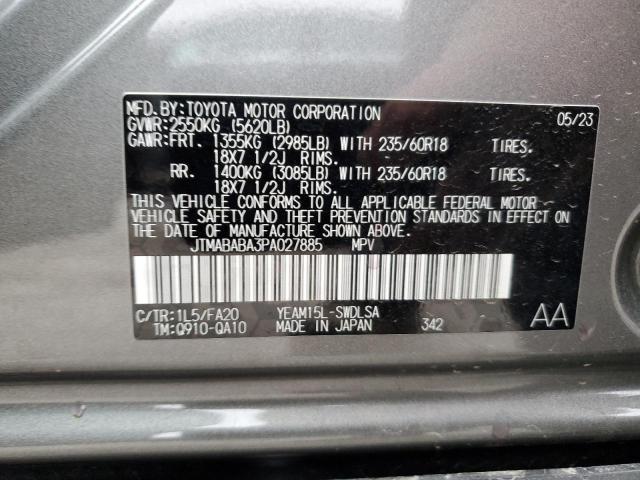 2023 SUBARU SOLTERRA P JTMABABA3PA027885