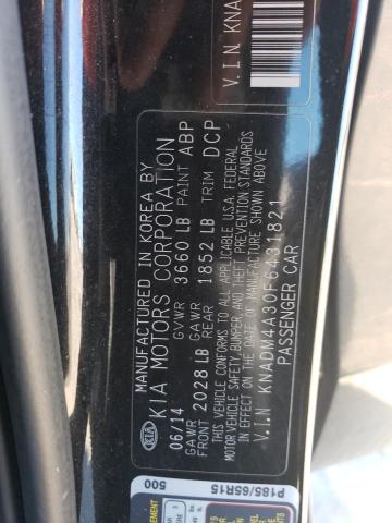 KNADM4A30F6431821 | 2015 KIA rio lx