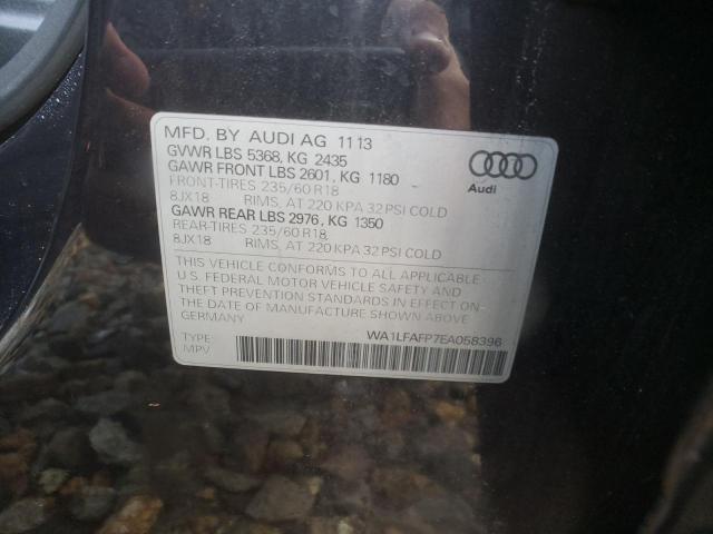 WA1LFAFP7EA058396 | 2014 AUDI Q5 PREMIUM