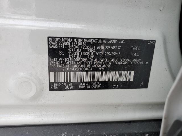 2T3F1RFV3PC338434 | 2023 TOYOTA RAV4 LE