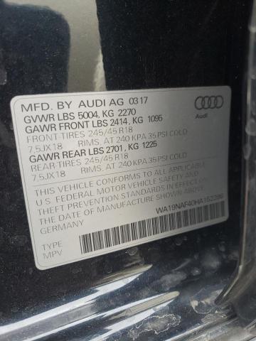 WA19NAF40HA152286 2017 AUDI A4, photo no. 12