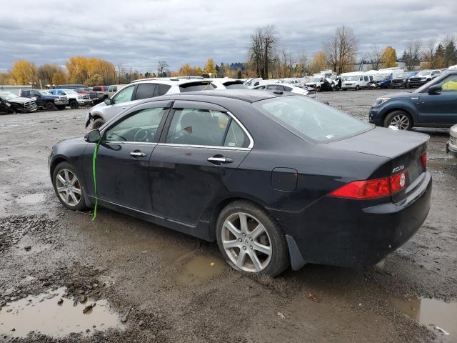 ACURA TSX 2005 black  gas JH4CL96875C017209 photo #3