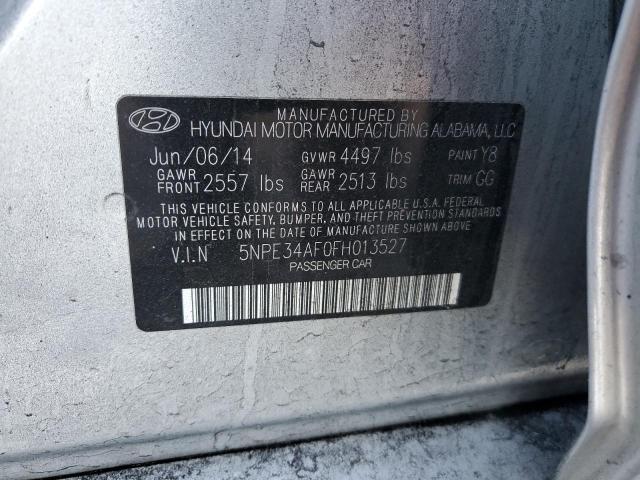 5NPE34AF0FH013527 | 2015 HYUNDAI SONATA SPO