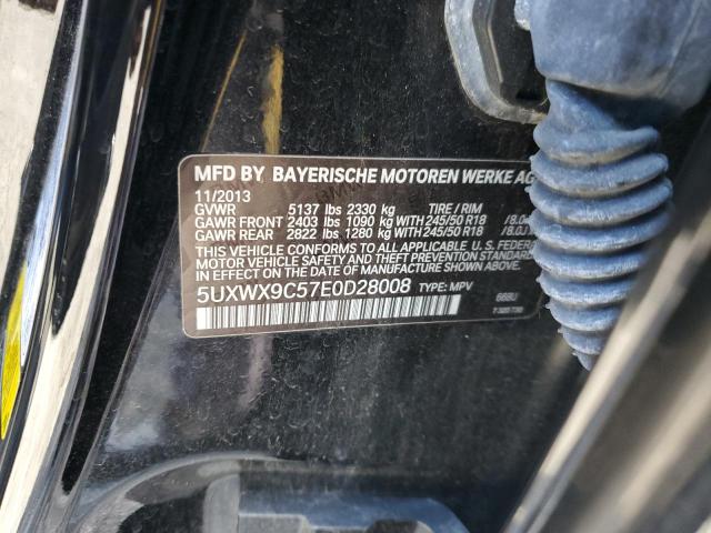  BMW X3 2014 Черный
