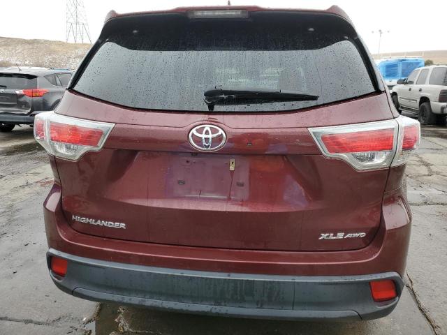 VIN 5TDJKRFH4FS124407 2015 Toyota Highlander, Xle no.6