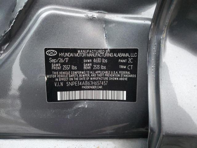 5NPE34AB6JH657457 | 2018 HYUNDAI SONATA SPO