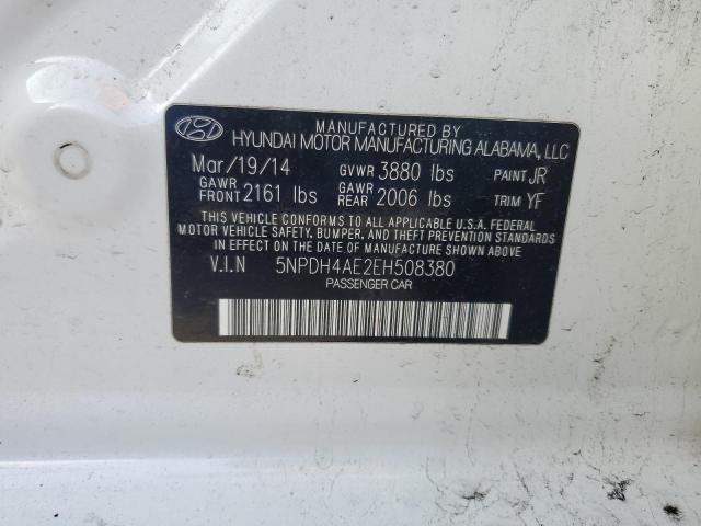 5NPDH4AE2EH508380 | 2014 HYUNDAI ELANTRA SE