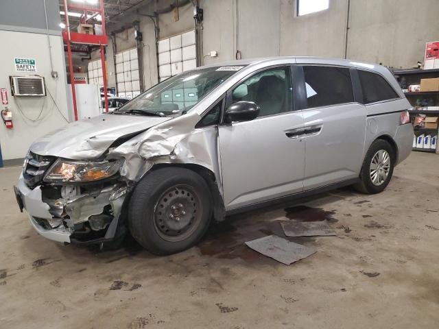 Lot #2472823132 2015 HONDA ODYSSEY LX salvage car