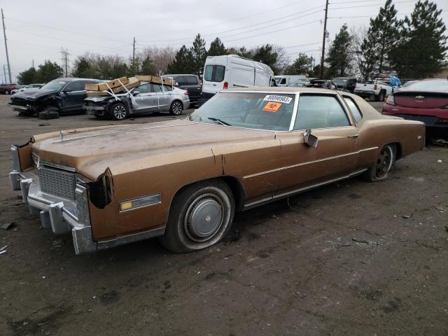 1976 Cadillac El Dorado VIN: 6L47S60281780 Lot: 80098983