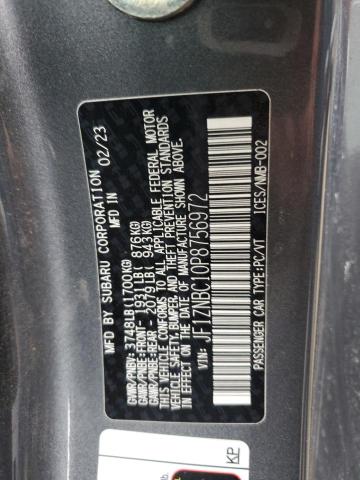 2023 TOYOTA GR 86 JF1ZNBC10P8756972