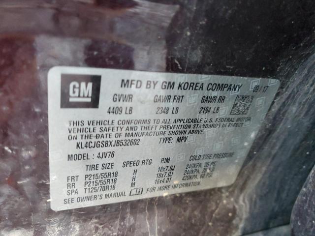2018 BUICK ENCORE ESS - KL4CJGSBXJB532602