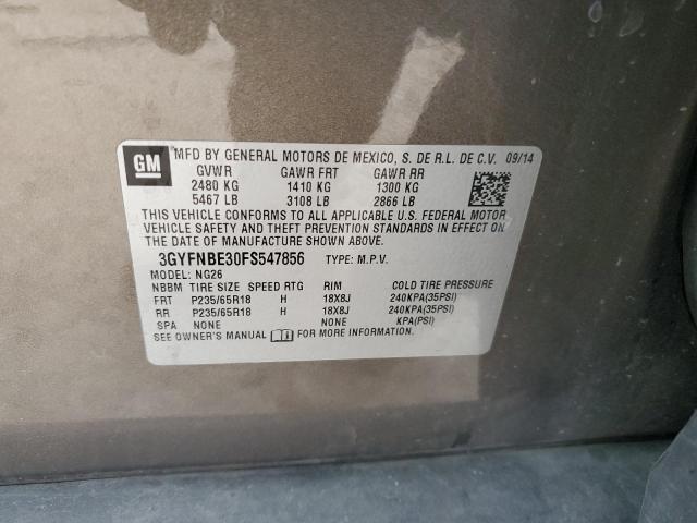 2015 CADILLAC  SRX - 3GYFNBE30FS547856
