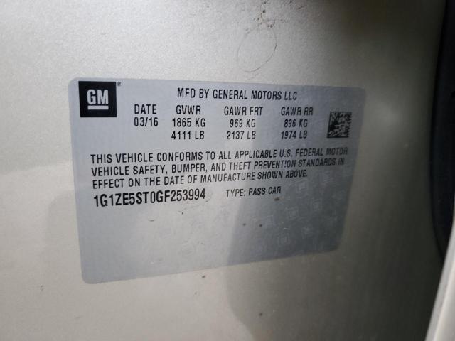 2016 CHEVROLET MALIBU LT - 1G1ZE5ST0GF253994