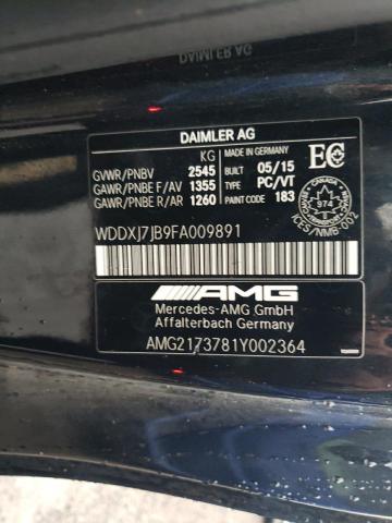 2015 MERCEDES-BENZ S 63 AMG - WDDXJ7JB9FA009891