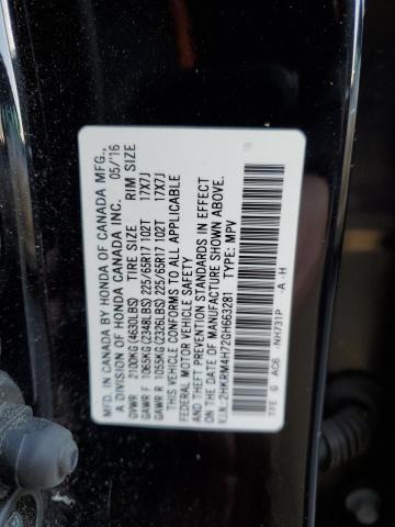 2HKRM4H72GH663281 | 2016 Honda cr-v exl