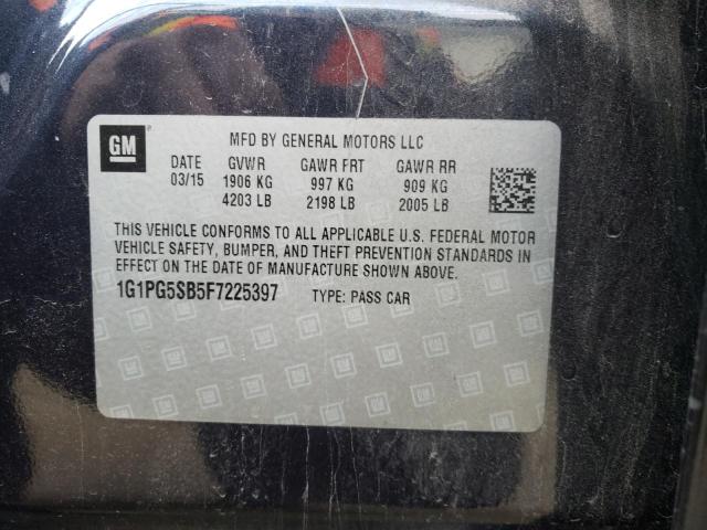 2015 CHEVROLET CRUZE LTZ - 1G1PG5SB5F7225397