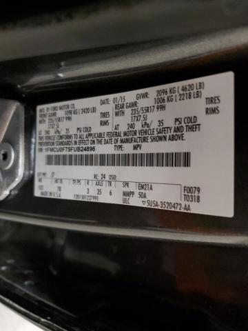 1FMCU0F75FUB24896 | 2015 FORD ESCAPE S