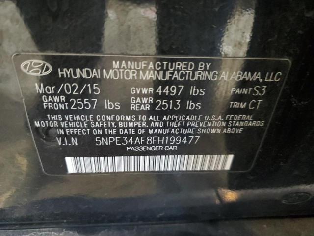 2015 Hyundai Sonata Sport VIN: 5NPE34AF8FH199477 Lot: 81591373
