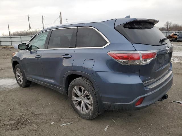 VIN 5TDJKRFH3ES012213 2014 Toyota Highlander, Xle no.2