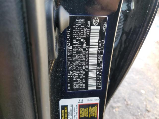 4T1BF1FK5HU687059 | 2017 TOYOTA CAMRY LE