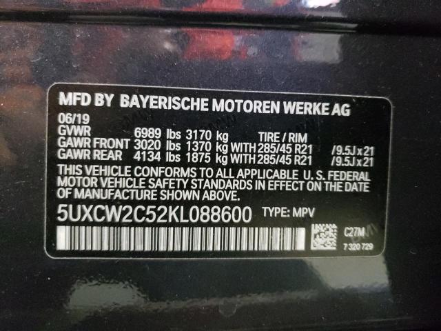 VIN 5UXCW2C52KL088600 2019 BMW X7, Xdrive40I no.13