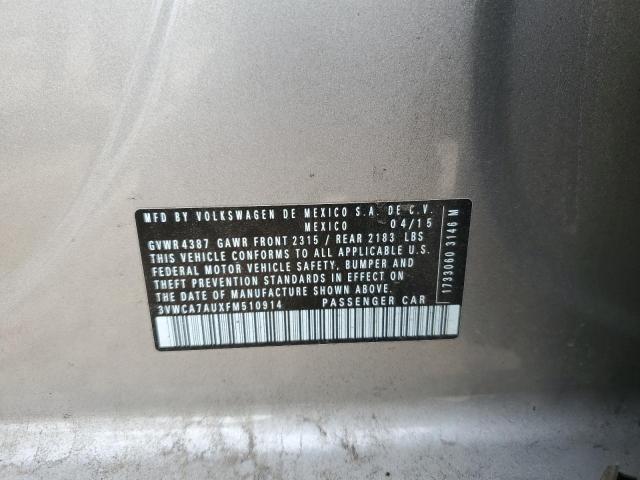 2015 VOLKSWAGEN GOLF SPORT - 3VWCA7AUXFM510914