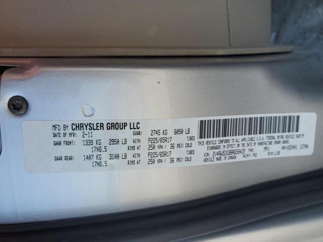 2011 Volkswagen Routan Sel VIN: 2V4RW5DG9BR658425 Lot: 80820153