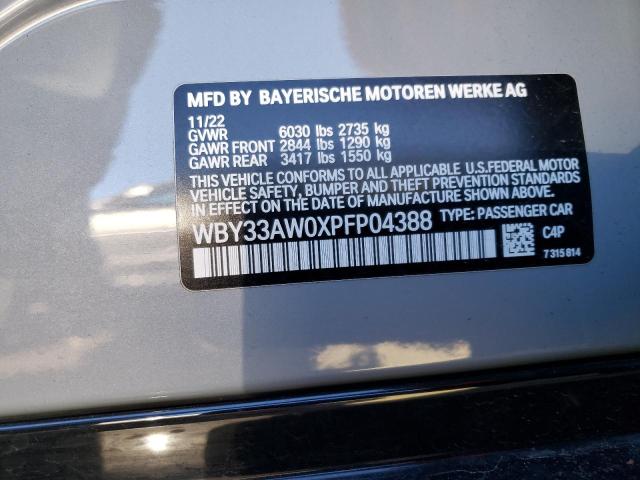 WBY33AW0XPFP04388 | 2023 BMW I4 M50