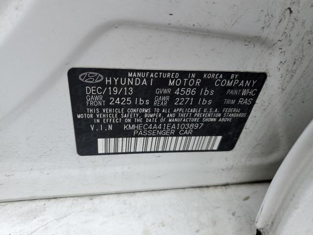 KMHEC4A41EA103897 | 2014 HYUNDAI SONATA HYB