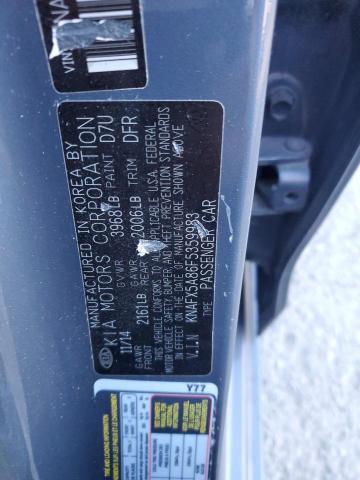 KNAFX5A86F5359983 | 2015 KIA FORTE EX