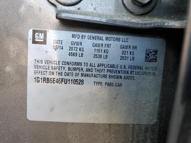 VIN 1G1RB6E46FU110528 2015 Chevrolet Volt no.12