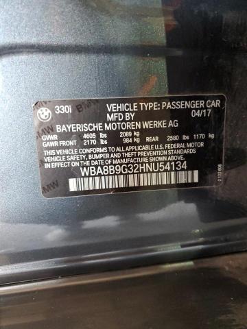 2017 BMW 330 I - WBA8B9G32HNU54134