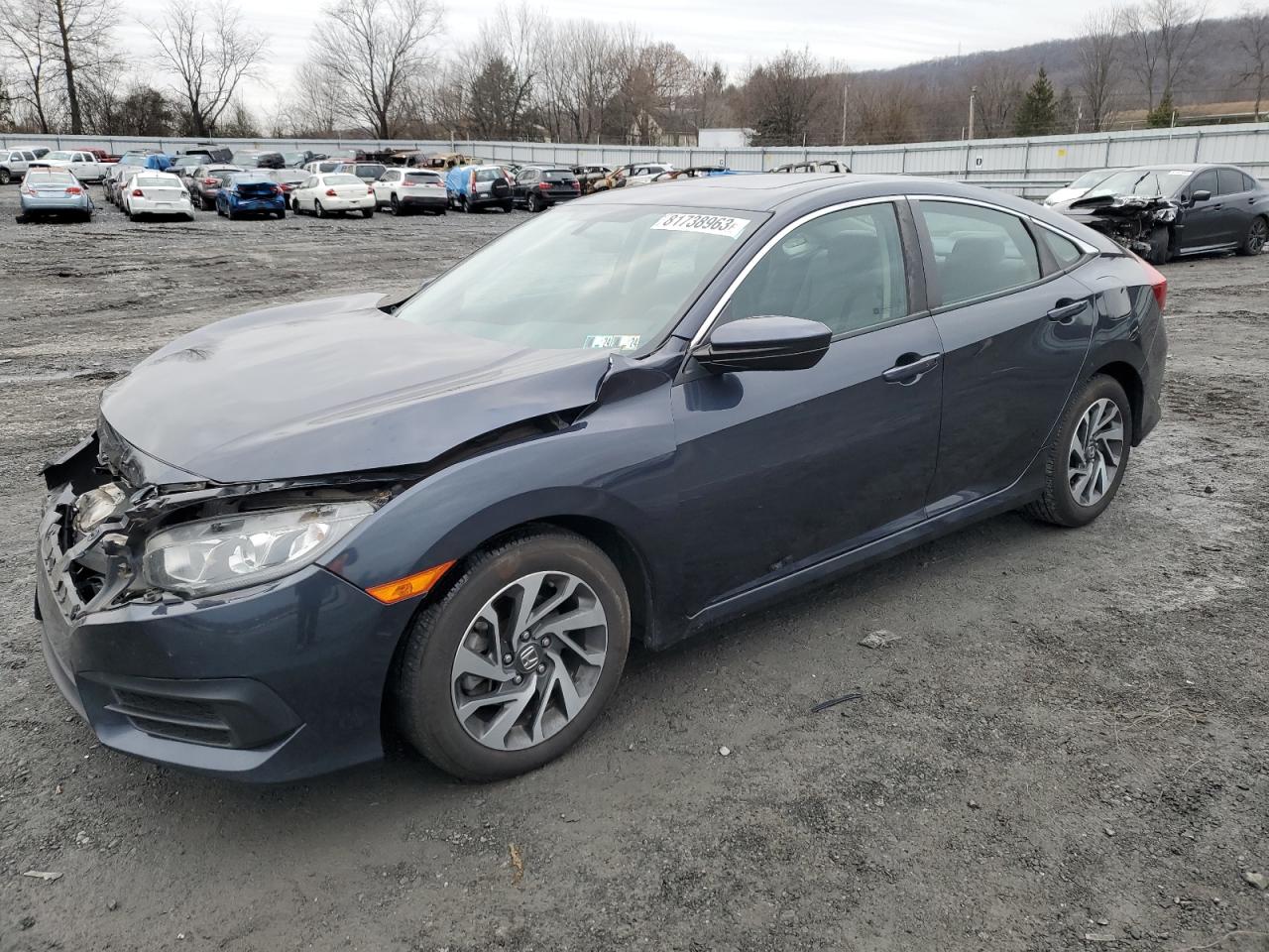 2HGFC2F73JH516627 2018 Honda Civic Ex